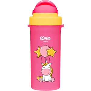 Wee Baby Pipetli Alıştırma Bardağı 400 ml 6+ Ay Bebekler İçin BPA'sız Dayanıklı Plastik Gövde