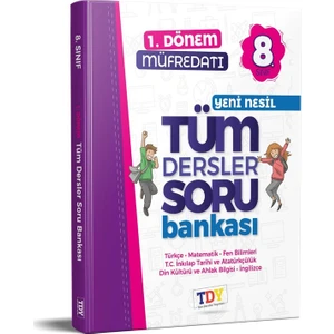 Tdy Lgs 1.Dönem Tüm Dersler Soru Bankası