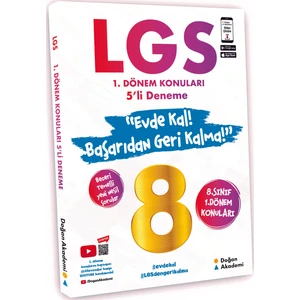 Doğan Akademi Lgs 1.Dönem Konuları 5’Li Deneme