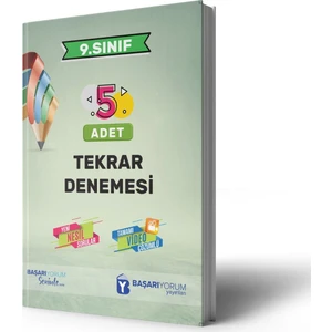 Başarıyorum Yayınevi 9. Sınıf 5'li Tekrar Denemeleri