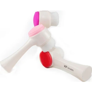 Als Çift Taraflı Yüz Temizleme Fırçası, Silikon ve Yumuşak Fırça