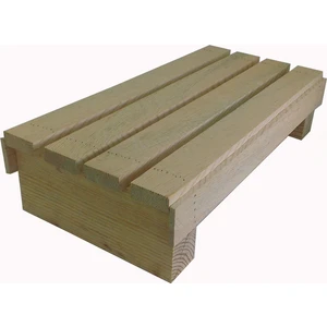 Wooden Gold Doğal Ahşap Düz Ayak Desteği Masa Altı Basamak 17 Cm.