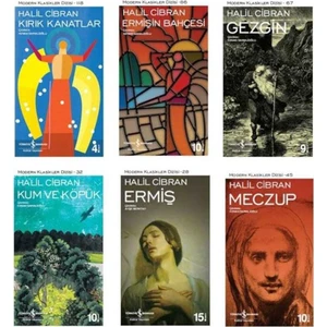 Ermiş - Meczup - Gezgin - Kum ve Köpük - Halil Cibran Seti - 6 Kitap