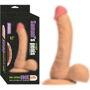 Samuels 23 cm Vantuzlu Gerçekçi Realistik Dildo Penis