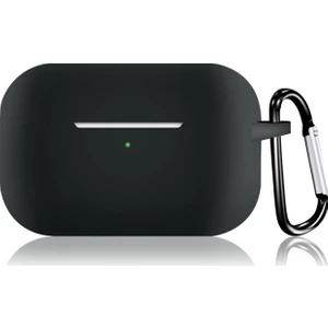 Apple Airpods Pro Kılıf Silikon Koruyucu Askılı Siyah