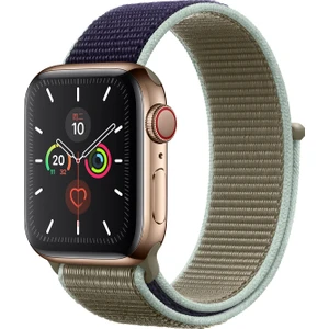 Apple Watch Seri 10 42mm, Seri 9/8/7/6/SE/5/4/3 Spor Loop Dokuma Kordon 41mm 40mm 38mm Uyumlu Uçuk Haki