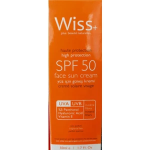 Wiss+ Yüz Için Güneş Kremi Spf 50+