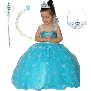 Moda Sitesi  Frozen Elsa Kostüm Tarlatanlı Elsa Kostümü