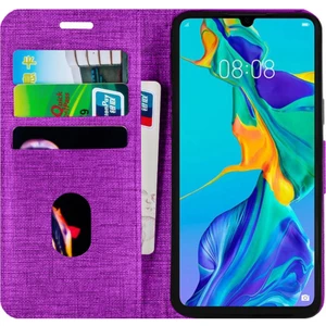Samsung Galaxy A01 Kılıf FitCase Fabric Kapaklı Cüzdanlı