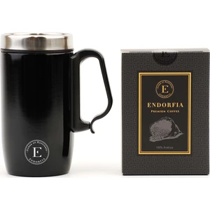 Çelik Termos Bardak Siyah - Premium Filtre Kahve No:80