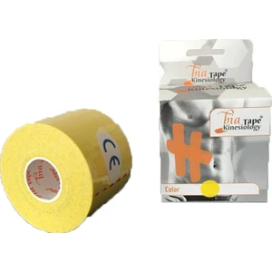 Bia Tape Kinesio Sporcu Bandı 5 cm x 5 M Sarı