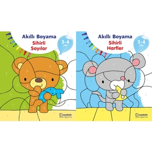 Akıllı Boyama Seti - 3 -4 Yaş