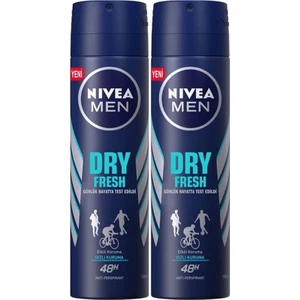 Dry Fresh Erkek Sprey Deodorant 150 ml 2'li Avantaj Paketi