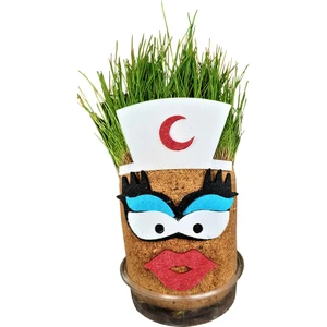 9200 Çim Adam Çim Kafa 08 Hemşire