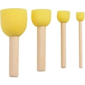 Sünger Tampon Ponpon Fırça 4'lü