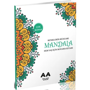 Mandala Renklerin Rüzgarı - Her Yaş İçin Boyama Kitabı