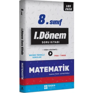 Başka Yayınları 2020 Lgs 1 Dönem Matematik Soru Kitabı