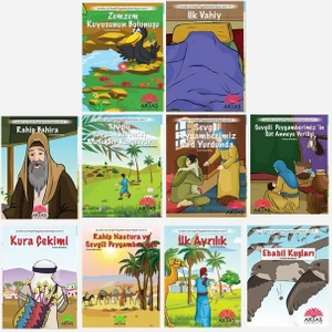 Çocuklar İçin Sevgili Peygamberimizin Hayatı Serisi (10 Kitap) - Cuma Karakoç