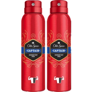 Old Spice Sprey Deodorant Captain 2'li 150 ml