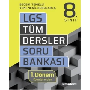 Tudem Yayınları Yeni Tüm Dersler 8. Sınıf 1. Dönem Soru Bankası