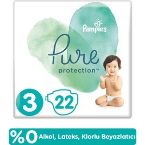 Pure Bebek Bezi 3 Beden 22 Adet