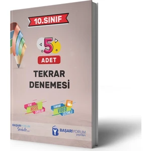 Başarıyorum Yayınevi 10. Sınıf 5 Adet Tekrar Denemeleri