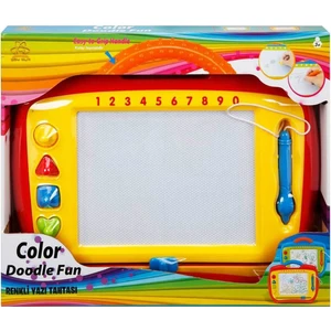 Doodle Aksesuarlı Renkli Yazı Tahtası 37 cm Kırmızı