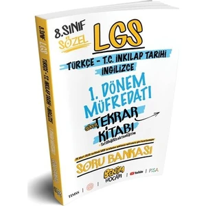 Benim Hocam Yayınları LGS 8.Sınıf 1. Dönem Sözel Soru Bankası