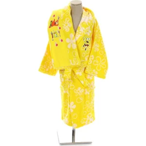 Sponge Bob Flowers Bornoz Seti