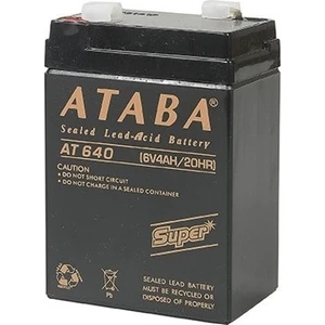 Ataba AT-640 6V 4 Düz Akü (Wbd)