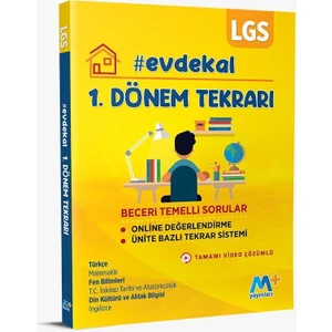 Martı Yayınları 8.sınıf Lgs Soru Bankası 1.dönem Evde Kal