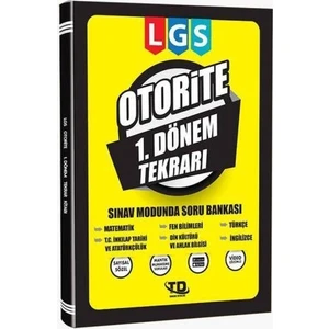 Tandem Yayınları 8. Sınıf 1. Dönem LGS Tekrar Kitabı Otorite