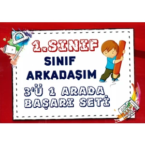 Açı Yayınları Sınıf Arkadaşım 1. Sınıf 3'ü 1 Arada Başarı Seti