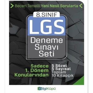 Bilgi Küpü Yayınları 8.Sınıf 1.Dönem LGS Deneme Seti