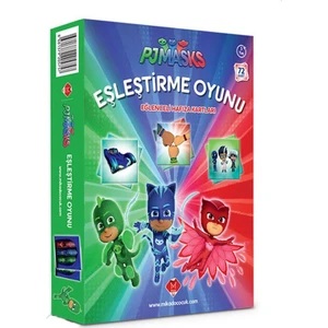 Pjmasks Eşleştirme Oyunu Eğlenceli Hafıza Kartları
