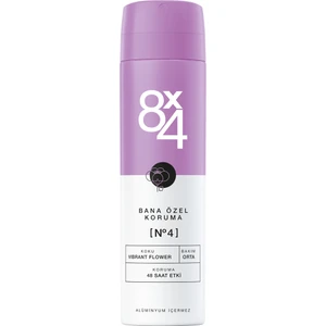 8X4 No.4 Vıbrant Flower Kadın Sprey Deodorant 150Ml