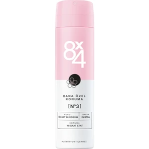 8X4 No.3 Velvet Blossom Kadın Sprey Deodorant 150Ml