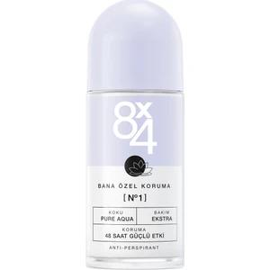 8X4 No.1 Pure Aqua Roll On Kadın Deodorant 50Ml