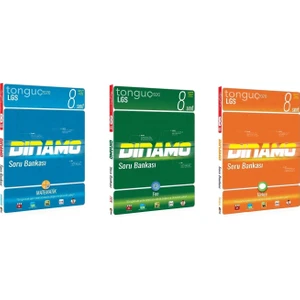 Tonguç Akademi 8. Sınıf Matematik Fen Türkçe Dinamo Soru Bankası Seti 3 Kitap