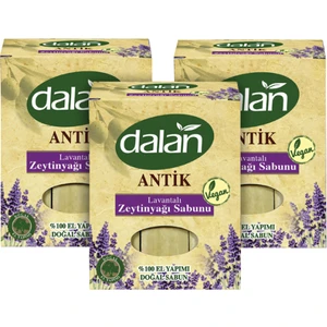 Antik Zeytin Yağlı Lavanta Sabunu El Yapımı 3 Adet 900 gr