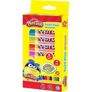 Pastel Boya 8 Renk Metalik 4 Renk Neon 12'li