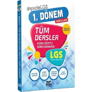 Ezde Yayınları 1. Dönem Tüm Dersler Soru Bankası