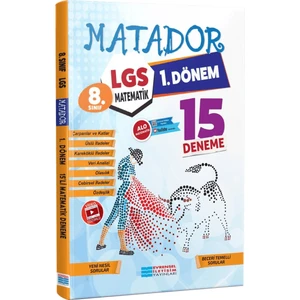 Evrensel İletişim Yayınları  LGS  1. Dönem Matematik 15'li Deneme Video Çözümlü