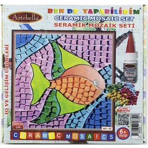 Seramik Mozaik Set 20x20 cm - Balık