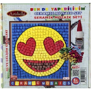 Seramik Mozaik Set 20x20 cm - Smiley