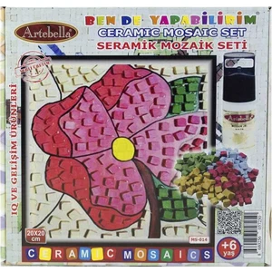 Seramik Mozaik Set 20x20 cm - Çiçek