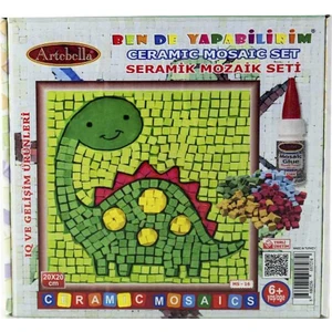 Seramik Mozaik Set 20x20 cm - Dino