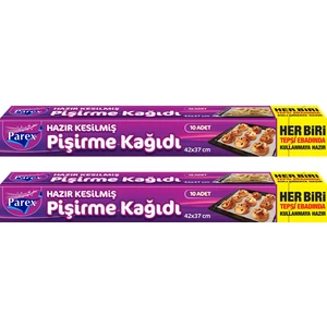 Hazır Kesilmiş Pişirme Kağıdı 10 Adet 2 Paket