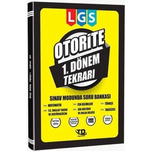 Tandem Yayınları LGS Otorite 1.Dönem Tekrarı Soru Bankası