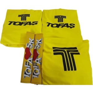 Tofaş Sarı Penye Servis Kılıfı ve Tofaşk Kemer Konforu